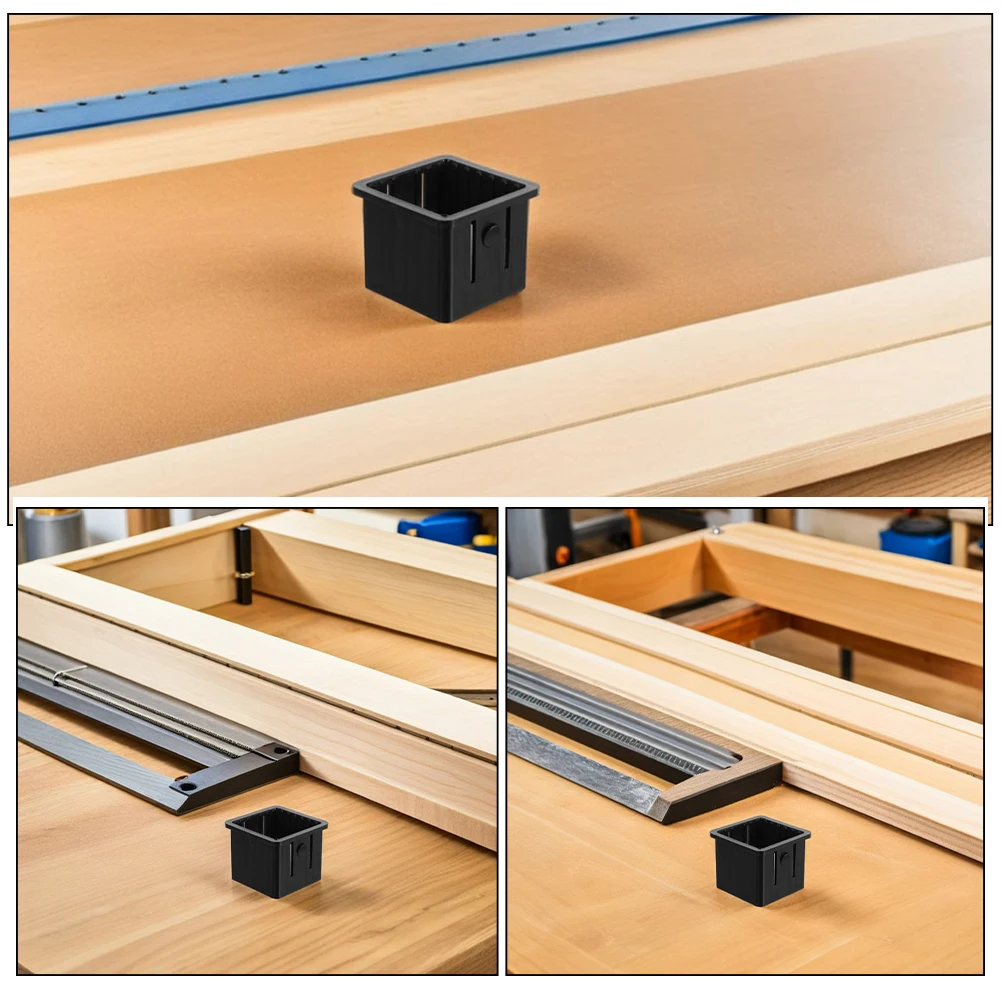 8 قطعة أجهزة لياقة بدنية كم 50 مللي متر إلى 40 مللي متر أنبوب مربع مجوف إدراج ل الاستقرار الإنزلاق حماية تجريب الملحقات #3