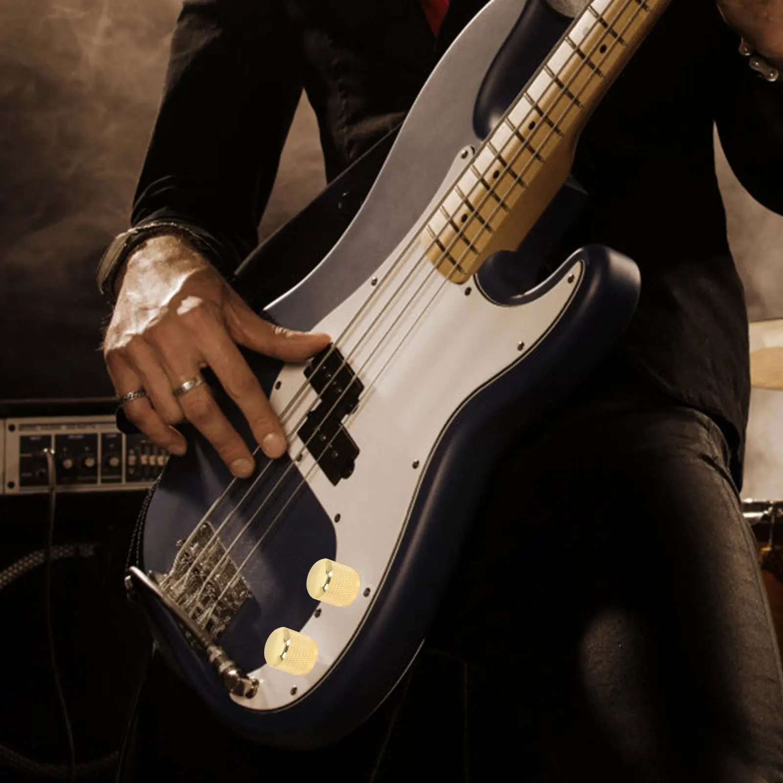 

1Set Bass Amplifier Knob Control Guitar Volume Tone Practical High Quality Music Instrument Accessory Electric Guitar Knobs