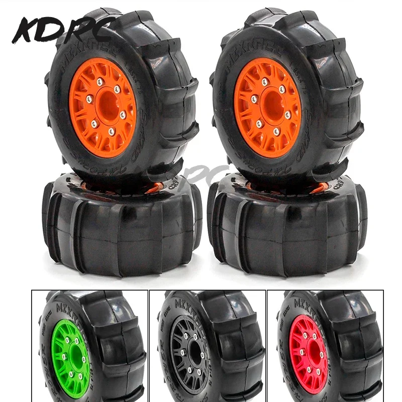 

For 1:8 1:10 Trax Slash Huanqi 727 E-revo 116mm Tire Rc Car Model Short Card General Sand Tires Upgrade Tire Adapter 12/14/17mm