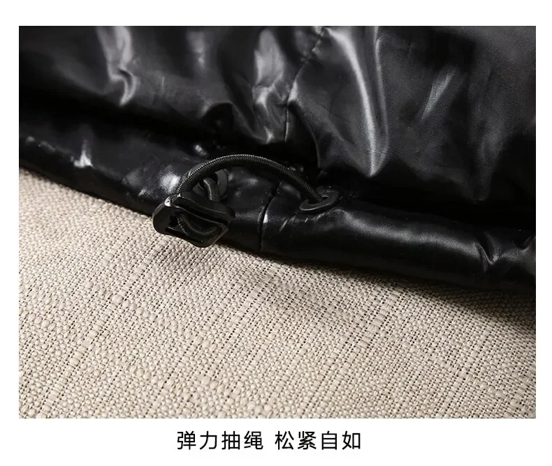 Men Windproof Down Jacket Down Jackets High Quality Coat Fashion Winter Warm Thick Brand Fashion Thickened Parkas Glossy Coats