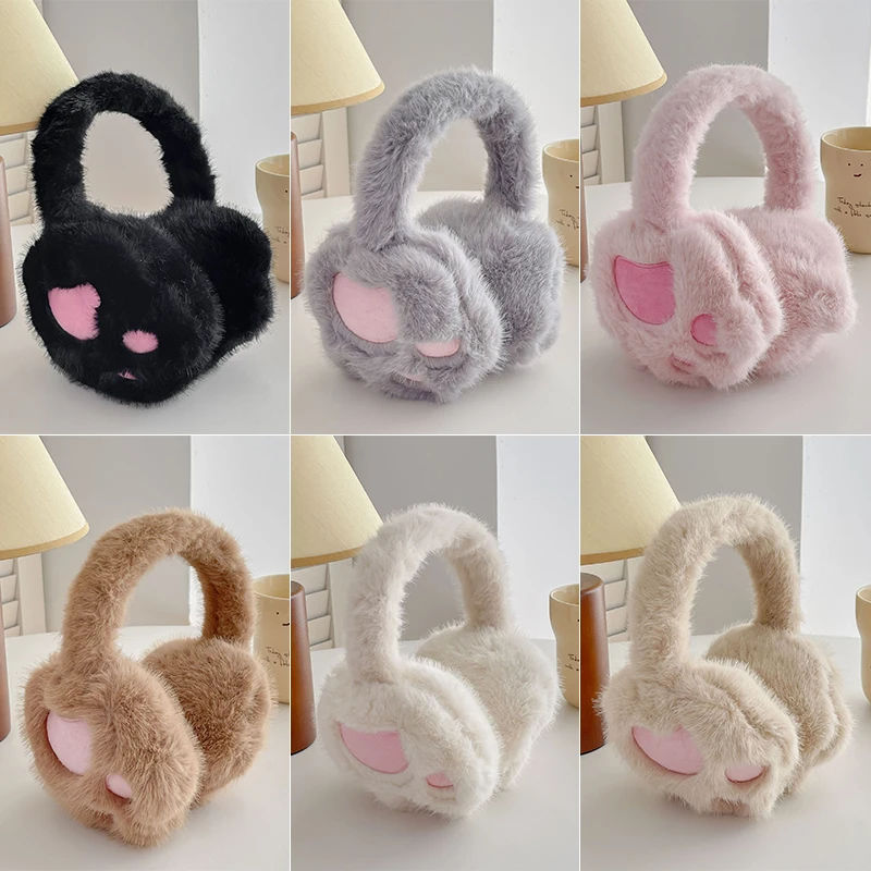 Nuovo bello inverno earcap gatto antivento protezione dal freddo paraorecchie di peluche zampa di gatto scaldaorecchie donne ragazze carino tenere al caldo paraorecchie