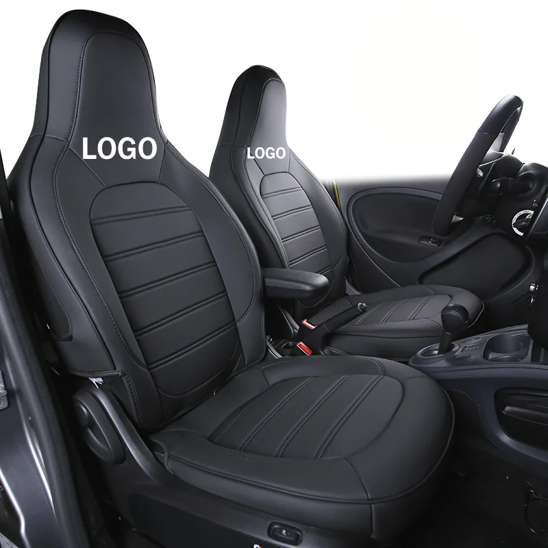 Car Seat Cover For Smart 453 Forfour 2015 2016 2017 2018 2019 Year Interior Leather Cushion Protection Pad Accessories