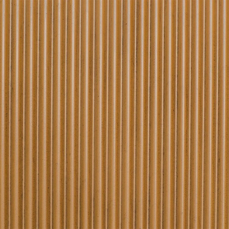 Mesa de centro hexagonal estriada