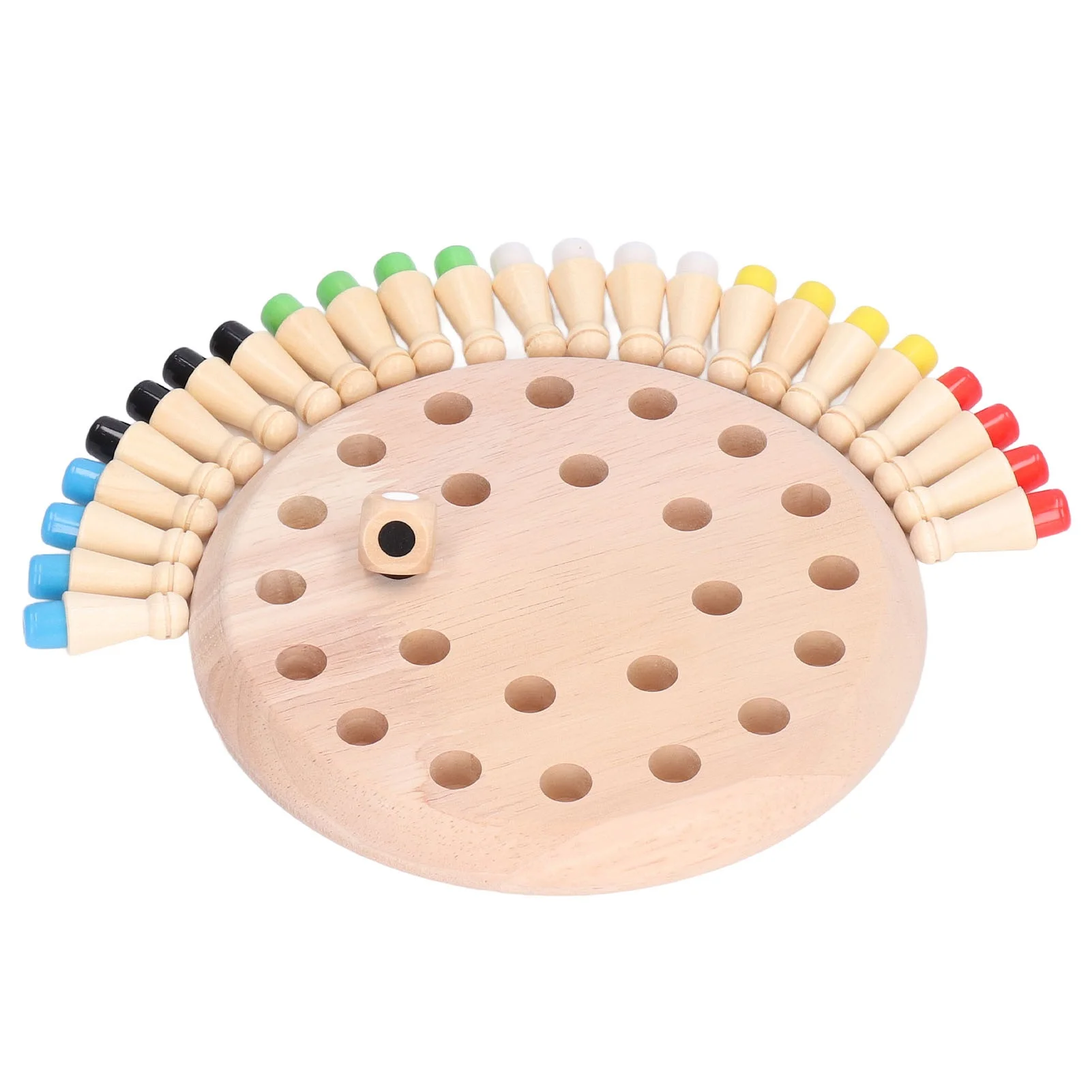 Wooden Memory Matchstick Chess Game Funny Interaction Early Education Block Board Game for Boys Girls