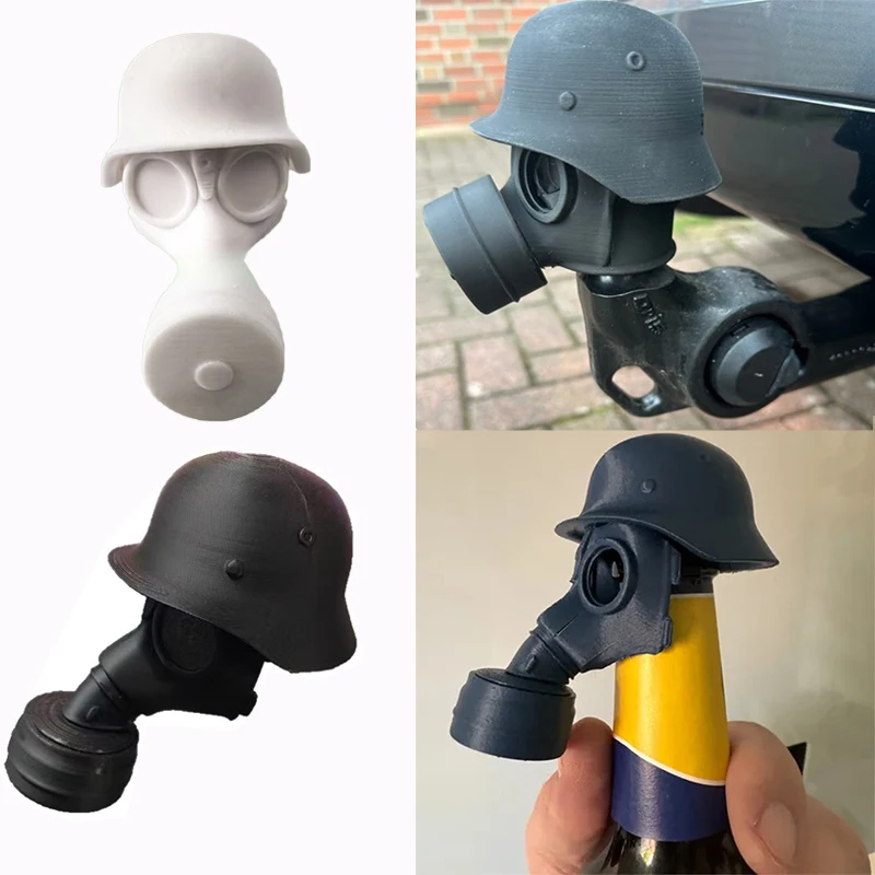 1 قطعة غطاء تغليف لقطر المقطورة ، الغبار القبعات تصميم سحب وصلة غطاء ، الإبداعية ثلاثية الأبعاد مطبوعة المنزل البيرة حامي غطاء زجاجة