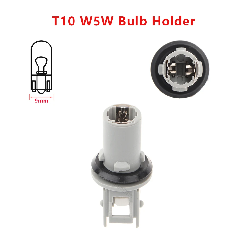 

1x For Honda City Fit Acura Suzuki SX4 T10 W5W Bulb Holder Clearance Light Socket Accessories