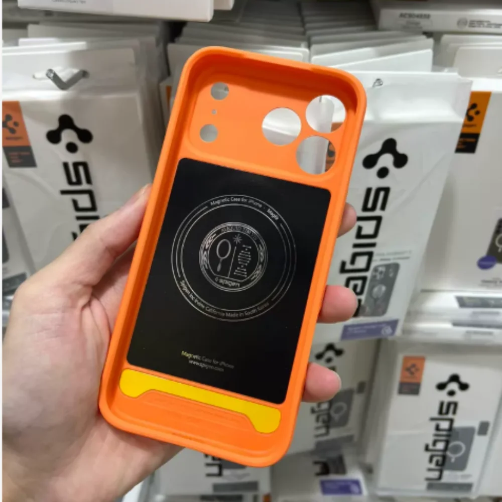Spigen Built-In Magfit Rugged Armor TPU Magnetic Case do iPhone Air 17 18 Pro Max 17 Pro 18 z funkcją bezprzewodowego ładowania MagSafe — zdjęcie produktu 2