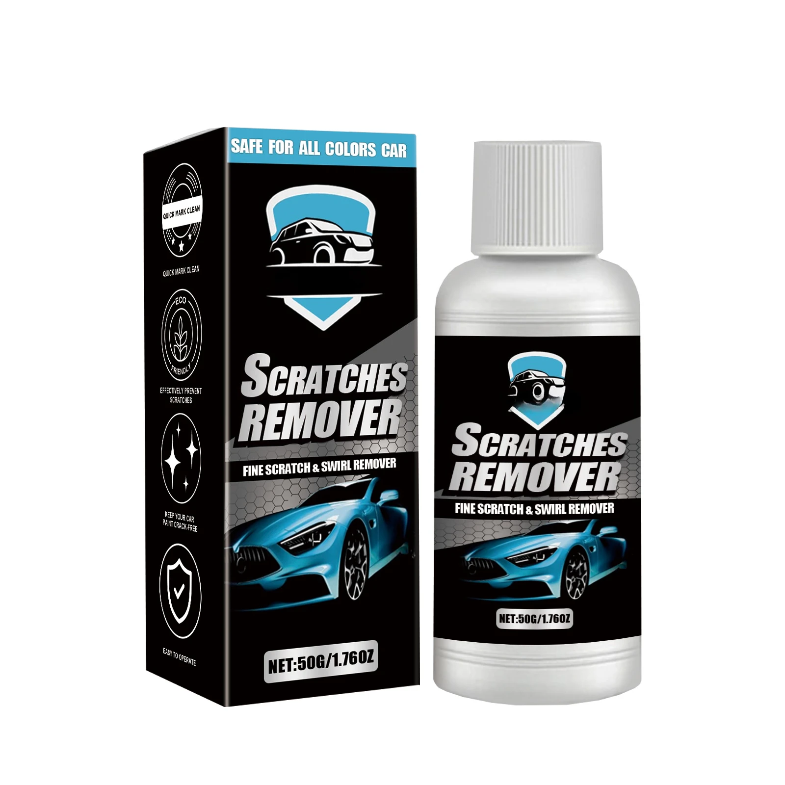 Car Mark Removal Cream, Car Scratch Scratch Decontamination Cleaning Polishing Car Paint Renovation Mark Removal Cream