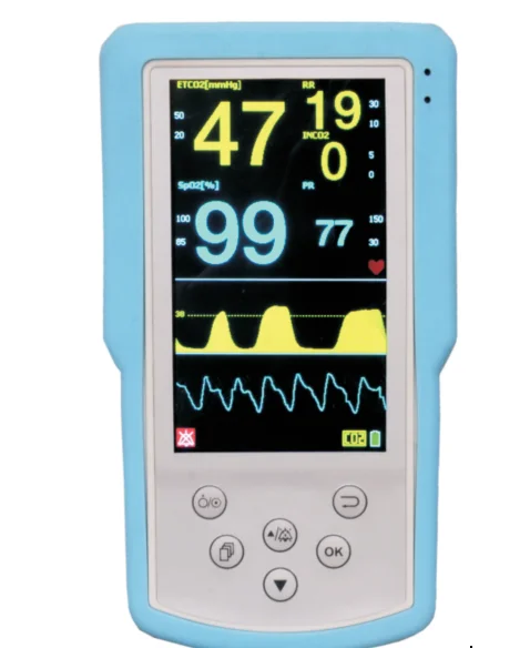 Veterinary equipment  Pet electrocardiogram equipment real-time multi parameter monitor ETCO2 monitor for pets