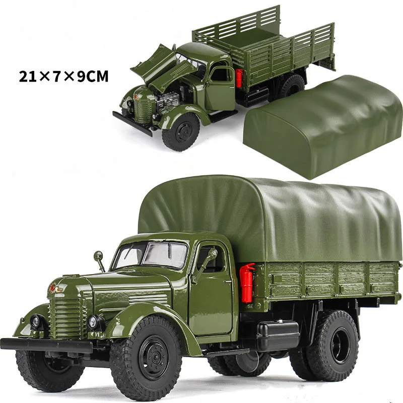 Nuevo modelo de camión militar extraíble de aleación 1:32, juguete de camión de transporte de simulación, venta al por mayor