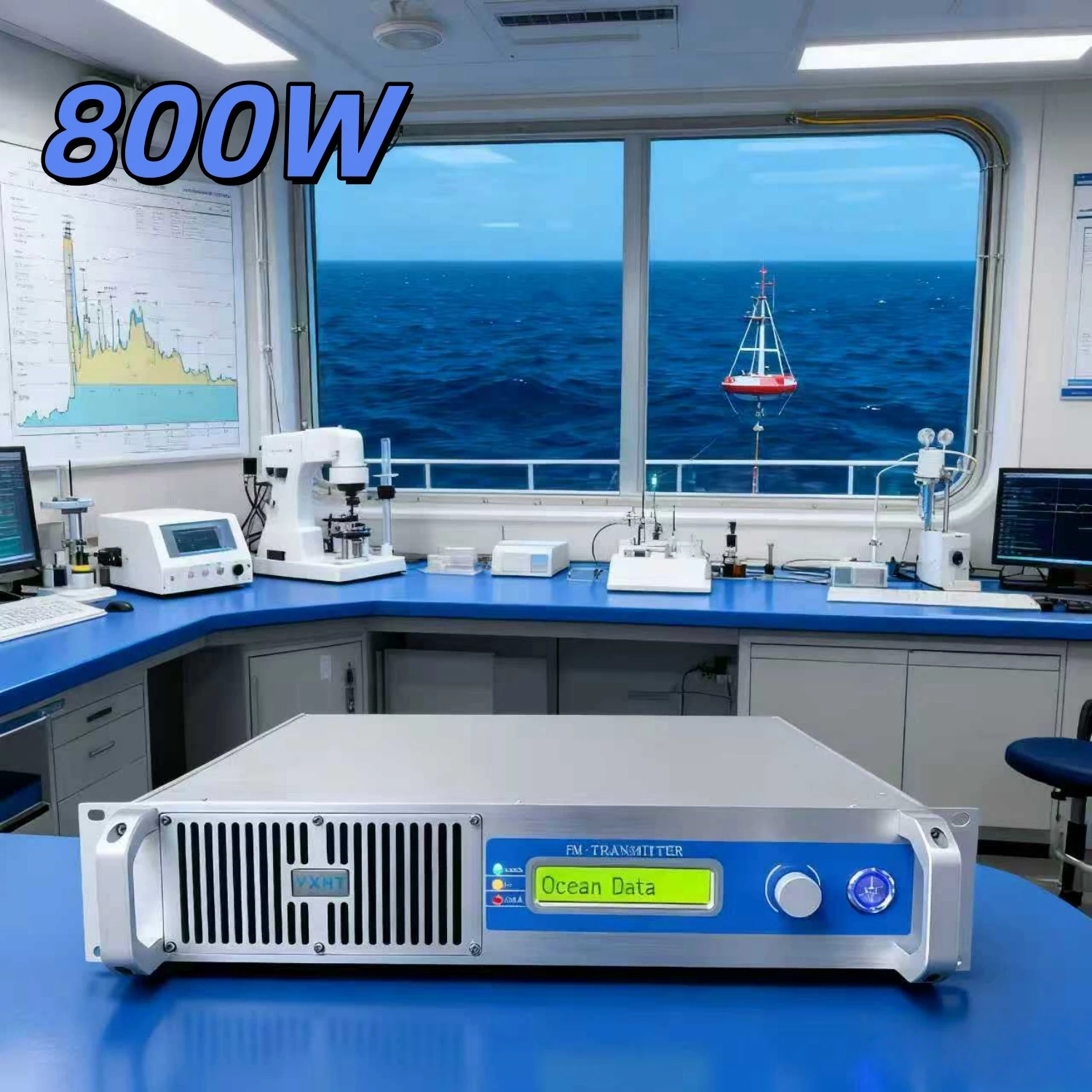 

TC- 800W Stereo FM Transmitter – Ideal for Emergency Communication & Security Assurance