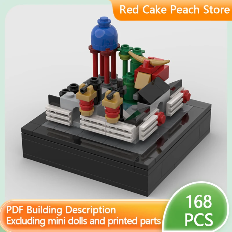 

Конструктор MOC «Уличный пейзаж»: Модульные сцены традиционных праздников, развивающая игрушка для детей, подарок на праздник, набор для сборки