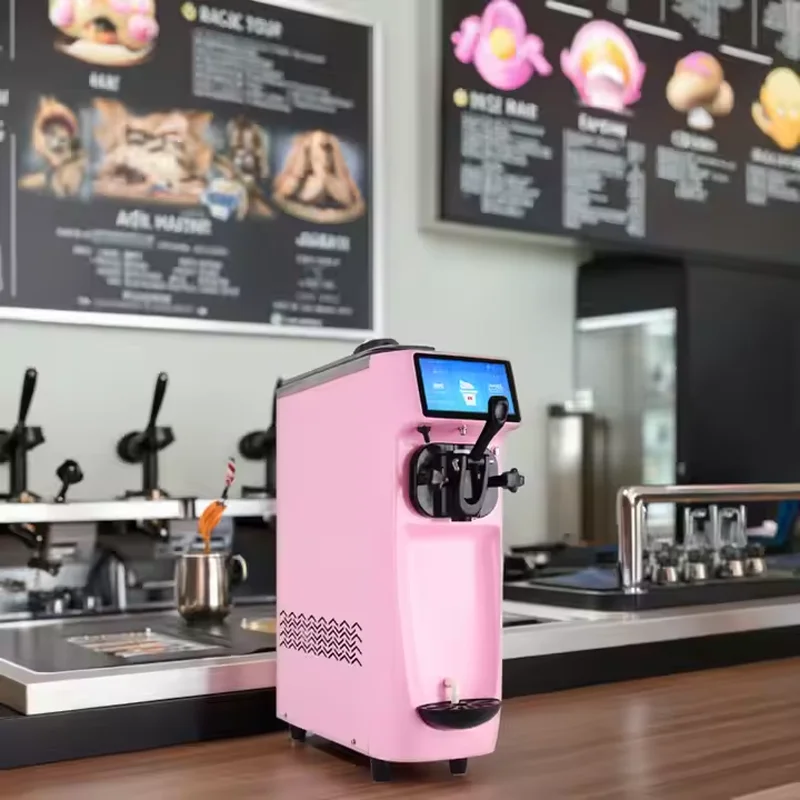 

Patent High Tech Super Silence Ice Cream Maker Machine Mini Countertop Soft Ice Cream Machine