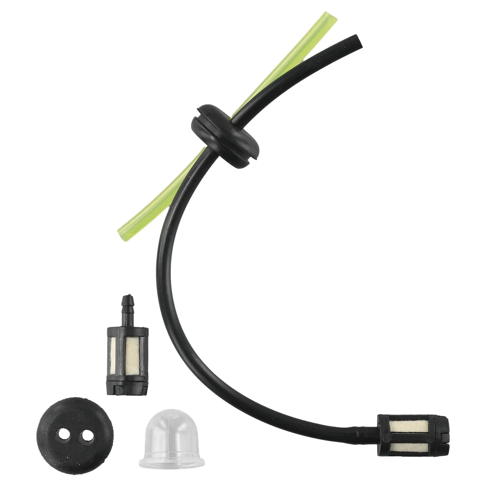 Garden Fuel Hose Set Outdoor 4pcs Chainsaw Petrol Fuel Hose Pipe Filter Pipe Filter Set High Quality Brand New
