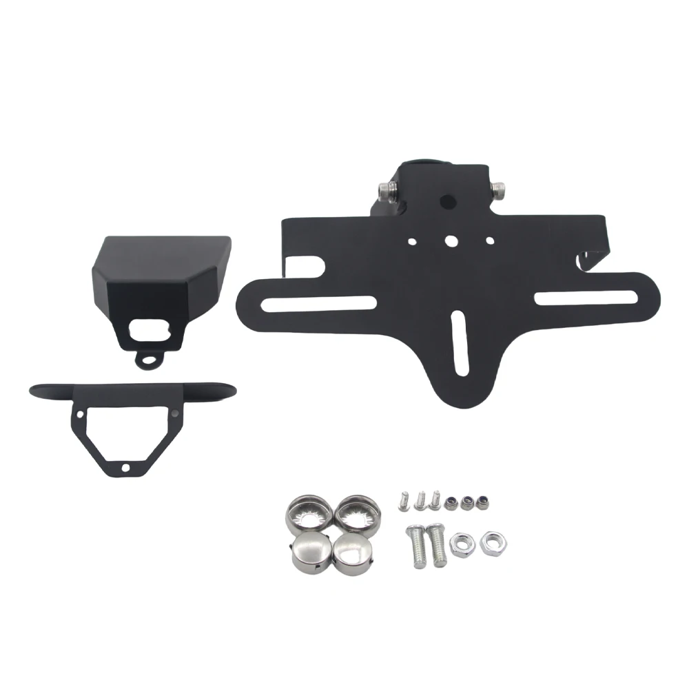 Motorcycle Short Tail License Plate Bracket Foldable License Plate Bracket Modified Accessories For ZONTES 703RR