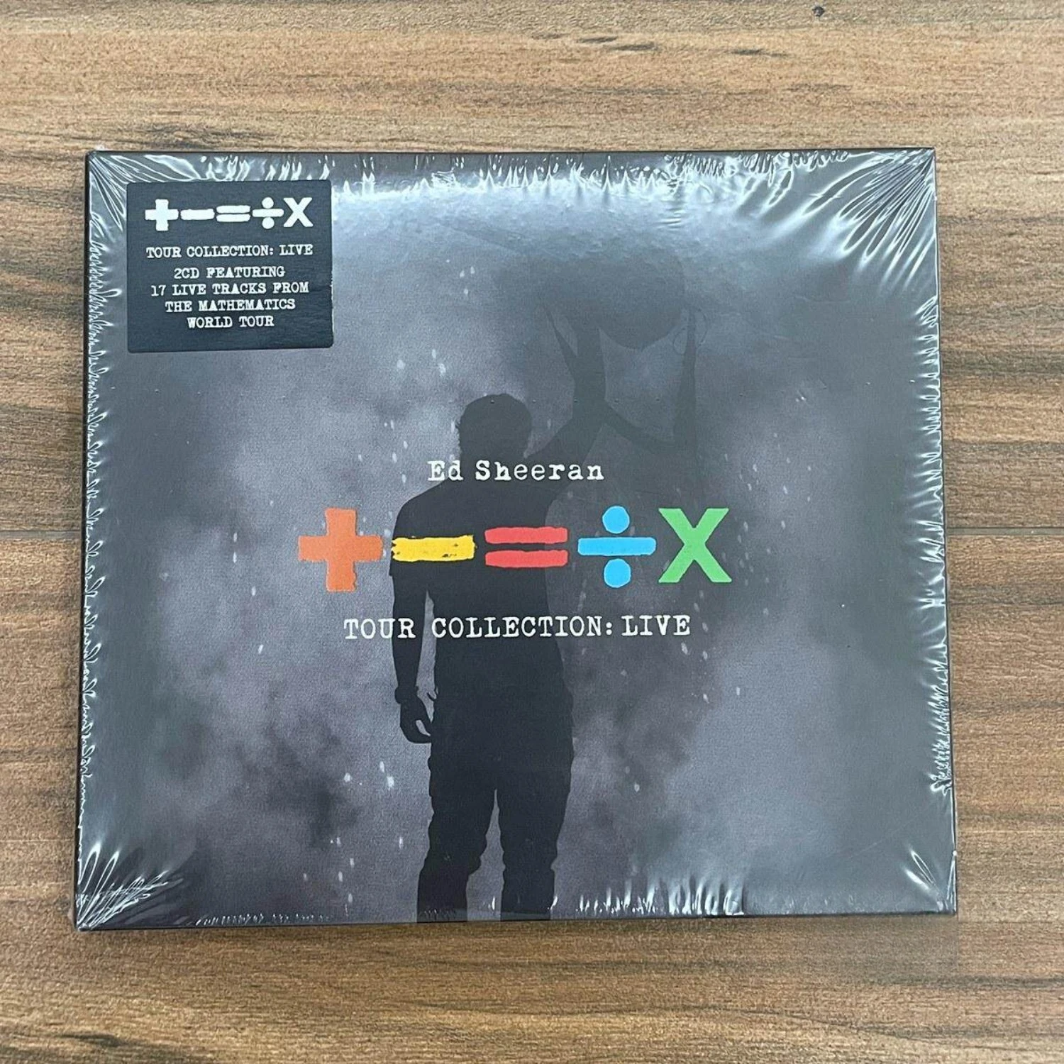 

Rare Sealed Ed Sheeran +-=÷× Tour Collection Live Pop Singer-Songwriter 2CD Clear Sound Collectible for Fans Home Art Decor
