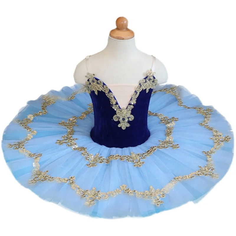 

Blue professional ballerina ballet tutu for child children kids girls women adults ballerina party ballet dance costumes girls