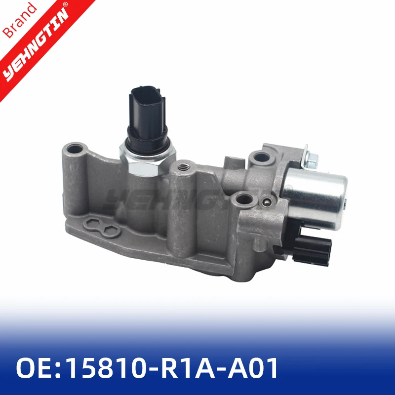 New Engine Variable Timing Solenoid 15810-R1A-A01 VTEC Solenoid Spool Valve OEM 15810R1AA01 For Honda CRV Civic Accord