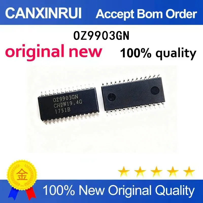 

(5-100 Pieces) Brand new original OZ9903GN LCD power chip IC patch SOP-28 in stock