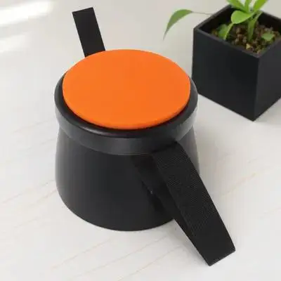 

Leg Pads Portable Drum Practice Pad Silica Gel Adjustable Strap Quiet Home Use Drum Accessories Practice Pad for Kids Adults