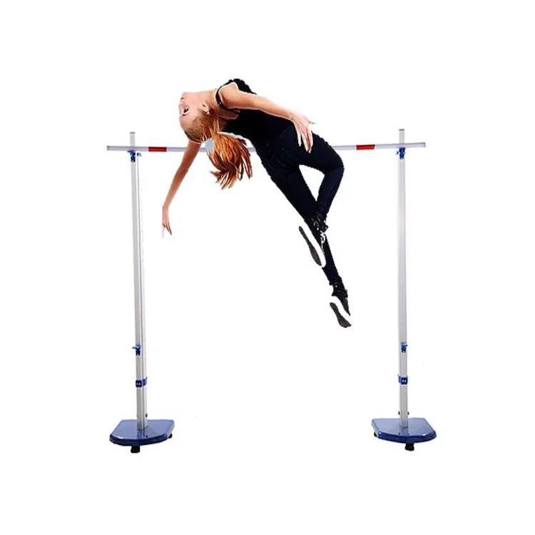 

Cheap High Quality Moving Jump Stand . Aluminium Ally Jump Stand Competition Standard Jump Stand for Export