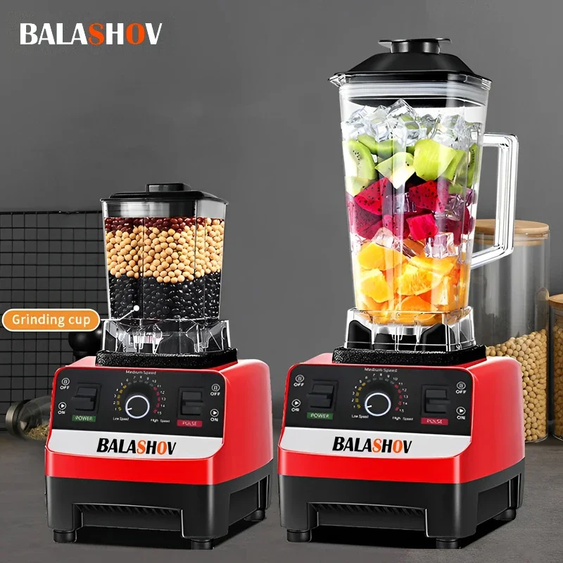 2000W Heavy Duty Commercial Blender Fruit Mixer Juicer Food Processor Ice Smoothies Blender High Power Juice maker Crusher 220V