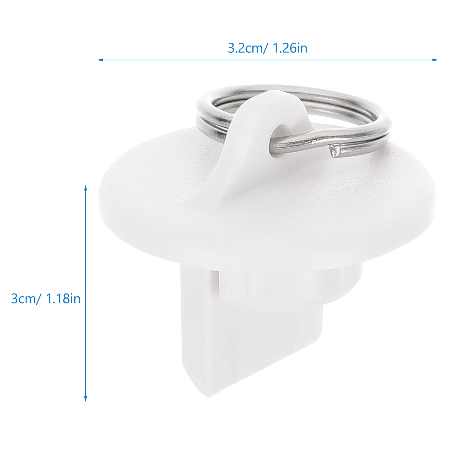 8 قطعة بنجي الحبل الأسود البلاستيك نهاية قبعات الأسطوانة حتى الستائر استبدال أجزاء في الهواء الطلق الستار يندبروف سدادة بنجي نهاية قبعات #4