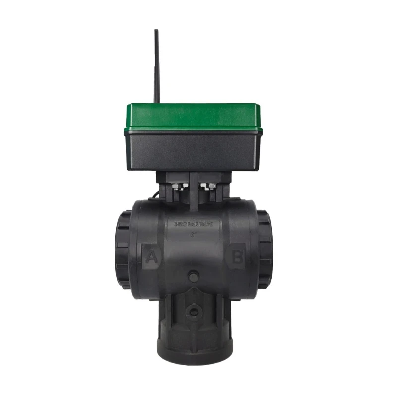 

4G electric ball valve intelligent irrigation water valve L-type three-inch remote control 90 three-way valve