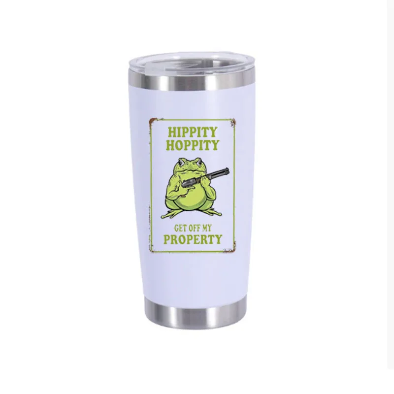 Custom logo 20oz Beer Mug Bottle for Drink Cool Wine Tumbler Travel Beer Mug Water Bottle Thermos Coffee mugs For Christmas gift
