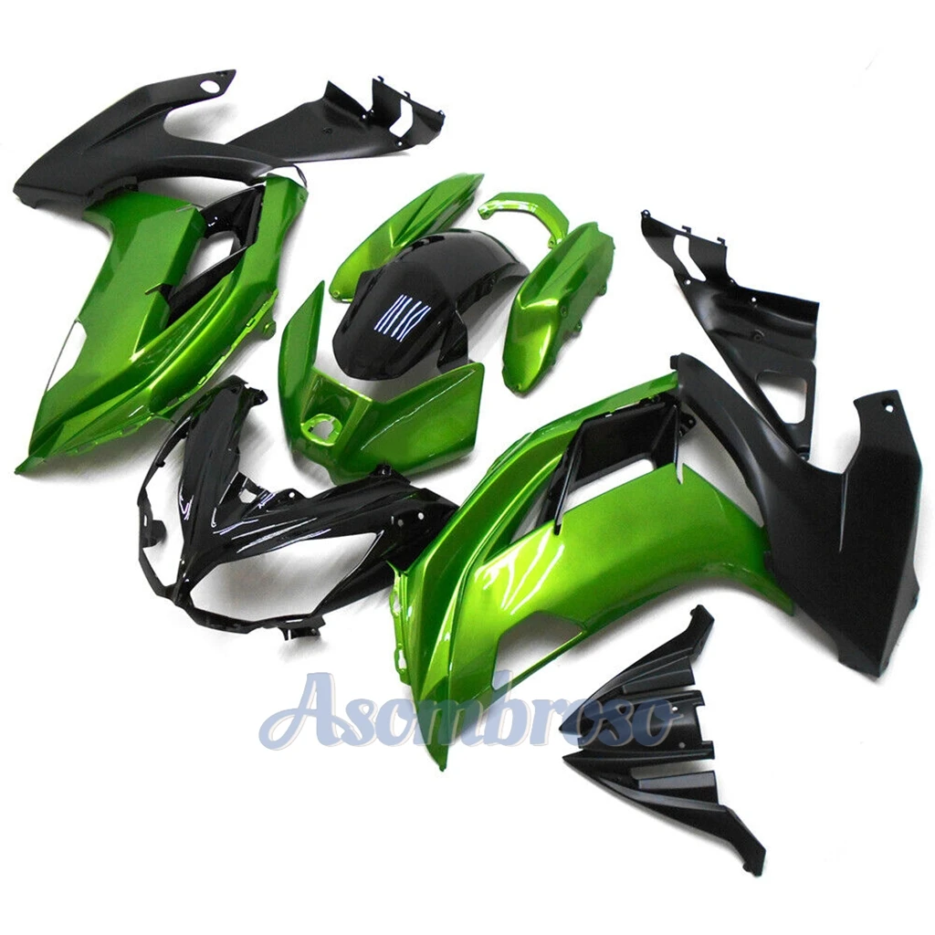 New ABS Fairing Kit For Kawasaki Ninja 650R 2012 2013 2014 2015 2016ER6F ER 6F ER-6F NINJA650 Accessories Green Bodyframe Shell image 2