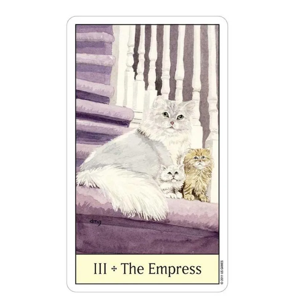 Cats Eye Tarot 12x7 cm Card Games