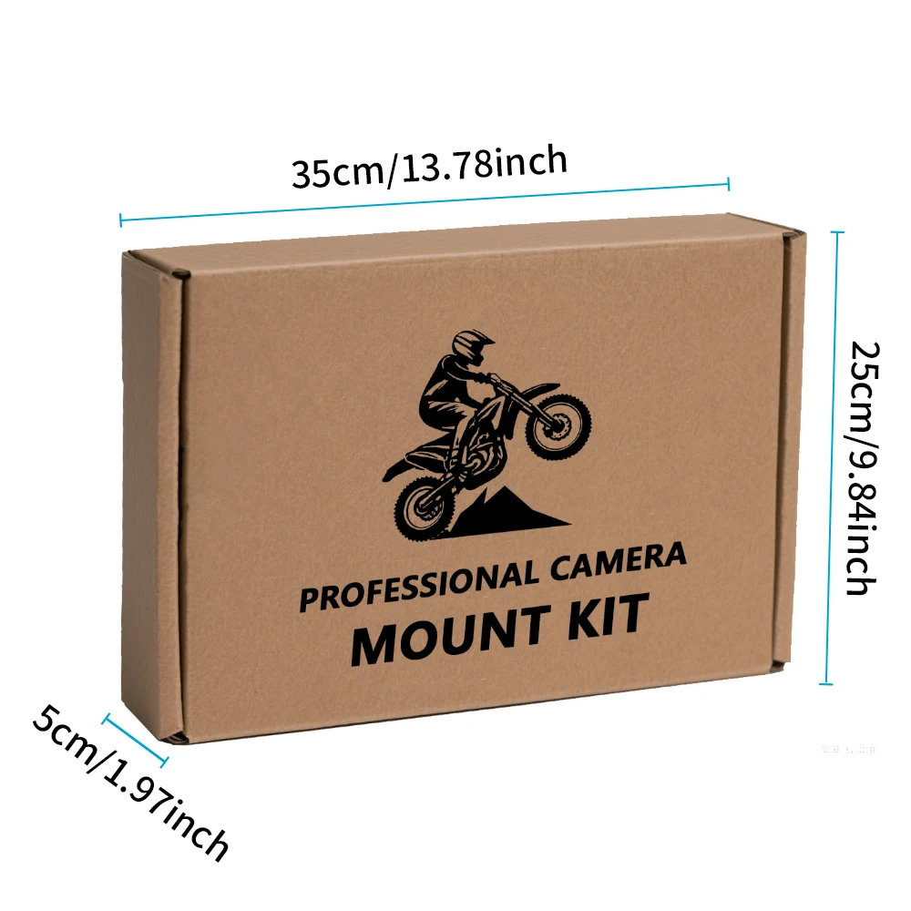 Motorrad-Halterungskit für Insta360 X5 X4 X3 X2 RS DJI GoPro Doppelklemme Lenker-Selfie-Stick für Insta 360 Halterungszubehör – Detail 13