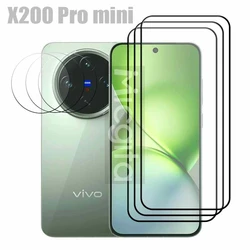 6in1 For VIVO X200Pro Mini Tempered Front Glass film Shockproof Anti-Scratch For VIVO X200Pro MINI Soft fiber Lens film