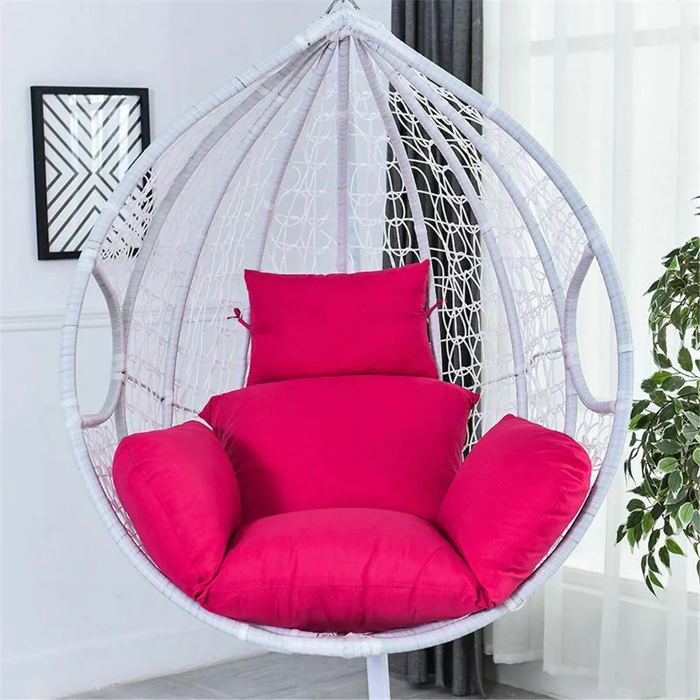 Swing Hanging Egg Rattan Chair Cushion Outdoor Garden Courtyard Hammock Cushion Porch Cushion Hanging Chair Waist Cushion