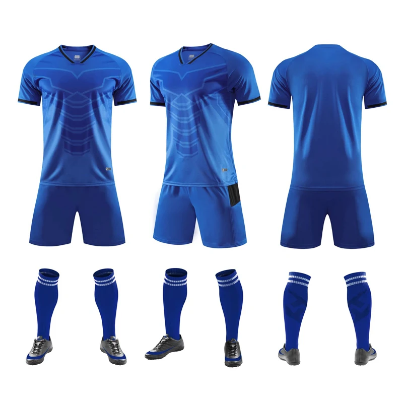 Men Kids Soccer Jersey Suit DIY Custom Patchwork Men Women Youth Children Breathable Football Training Uniform Clothes