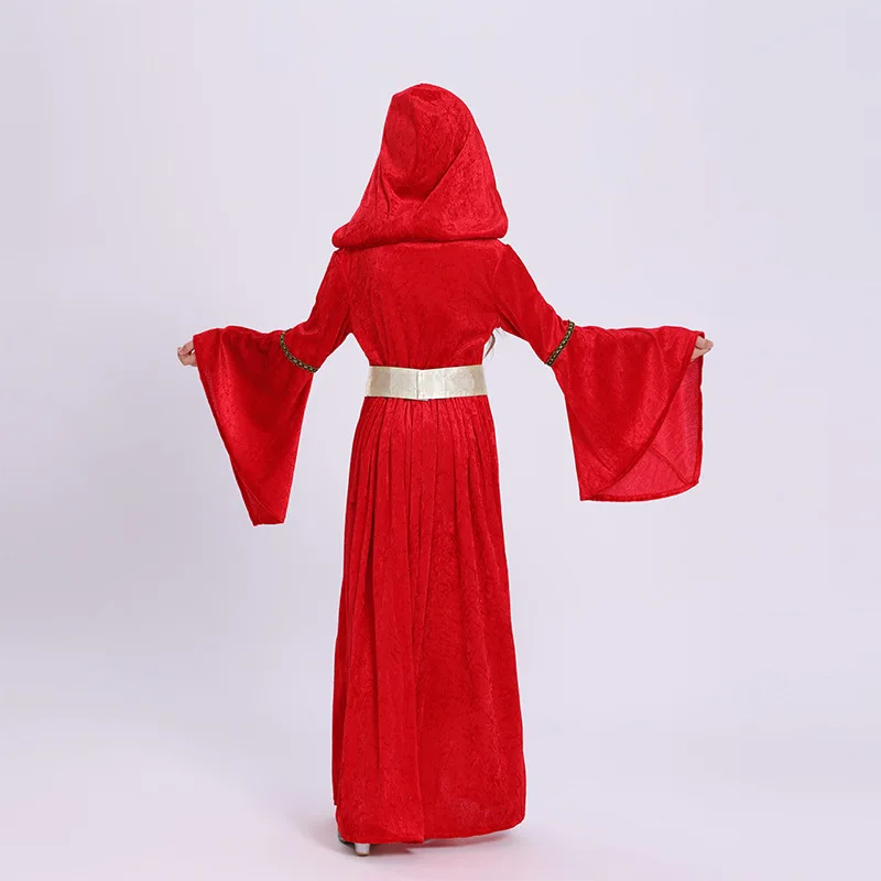 할로윈 의상 유럽 중세 빈티지 코트 볼 뱀파이어 의상 여왕 공주 마녀 쇼