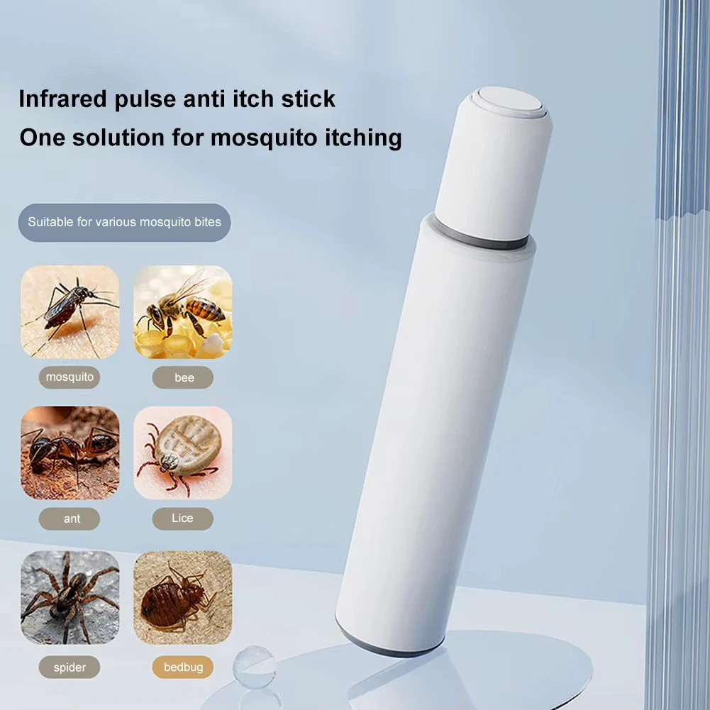 Portable Natural Electric Anti-Itch Pen for Mosquito Insect Bite Relief Insect Bite Healer for Camping Travel Outdoor