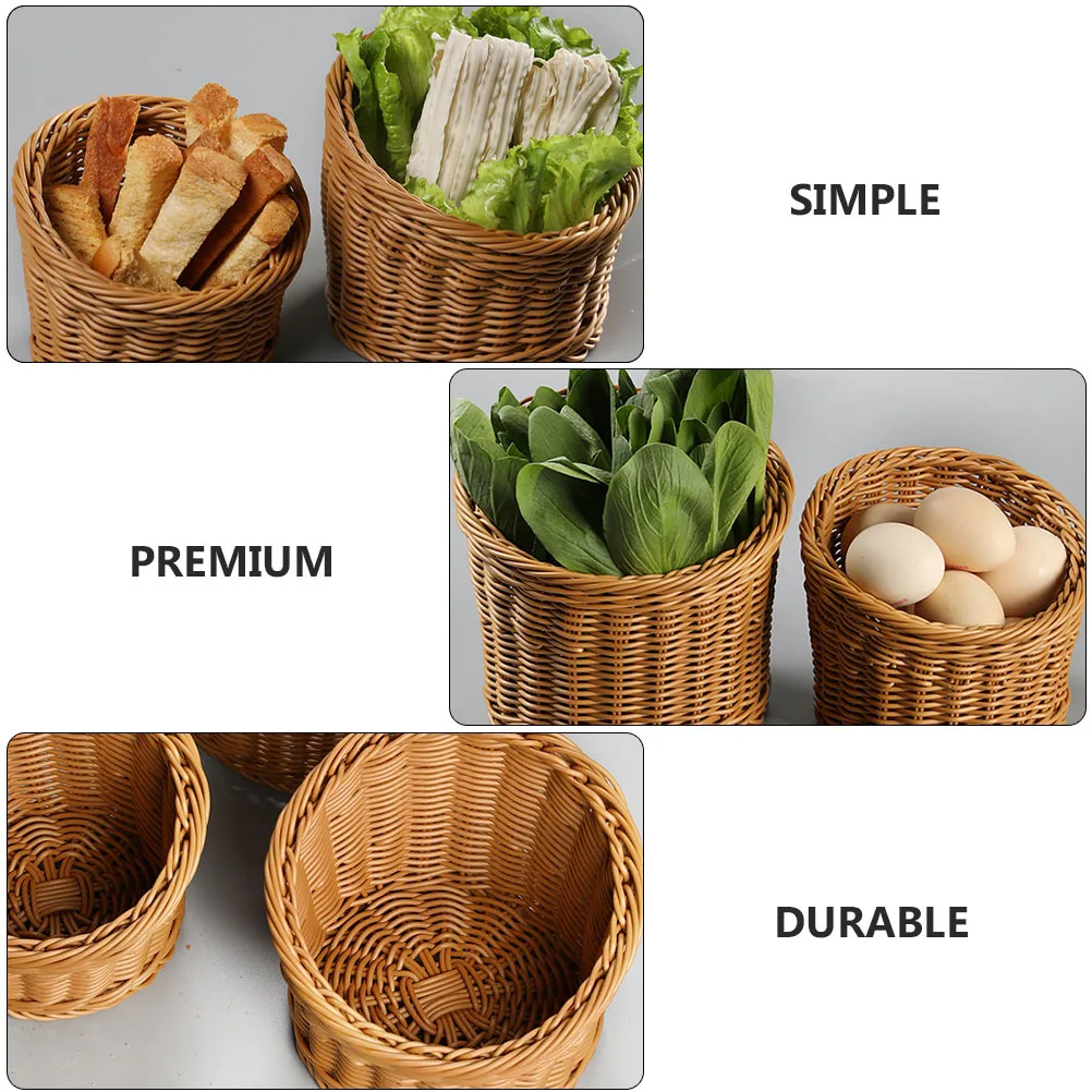 

Vegetable Basket Fruit Organizer Woven Storage Basket For Kitchen Pantry Home Supplies Food Sundries Container Household Baskets