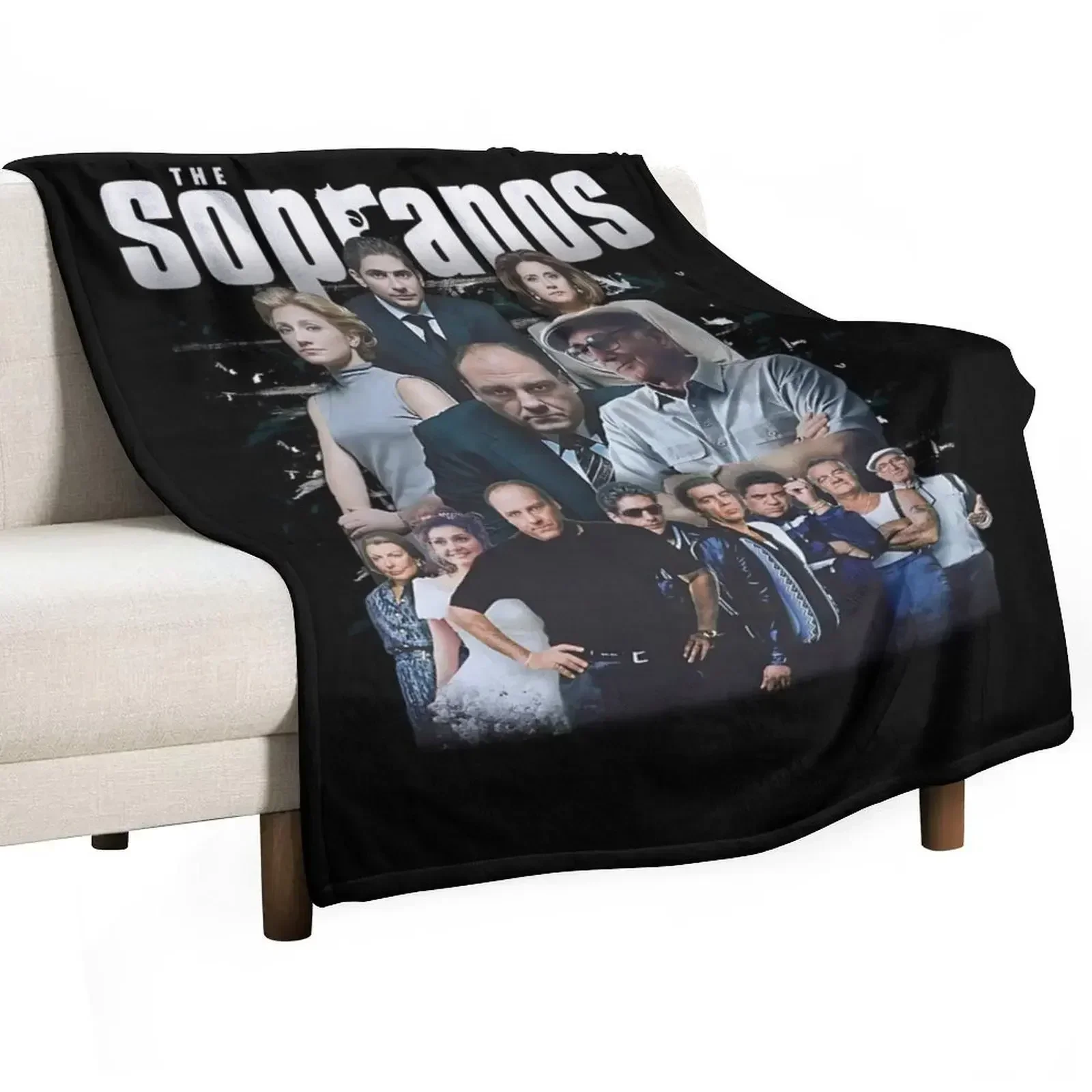The Sopranos Homage Throw Blanket for sofa Thermals For Travel blankets ands Heavy halloween Plaid Blankets