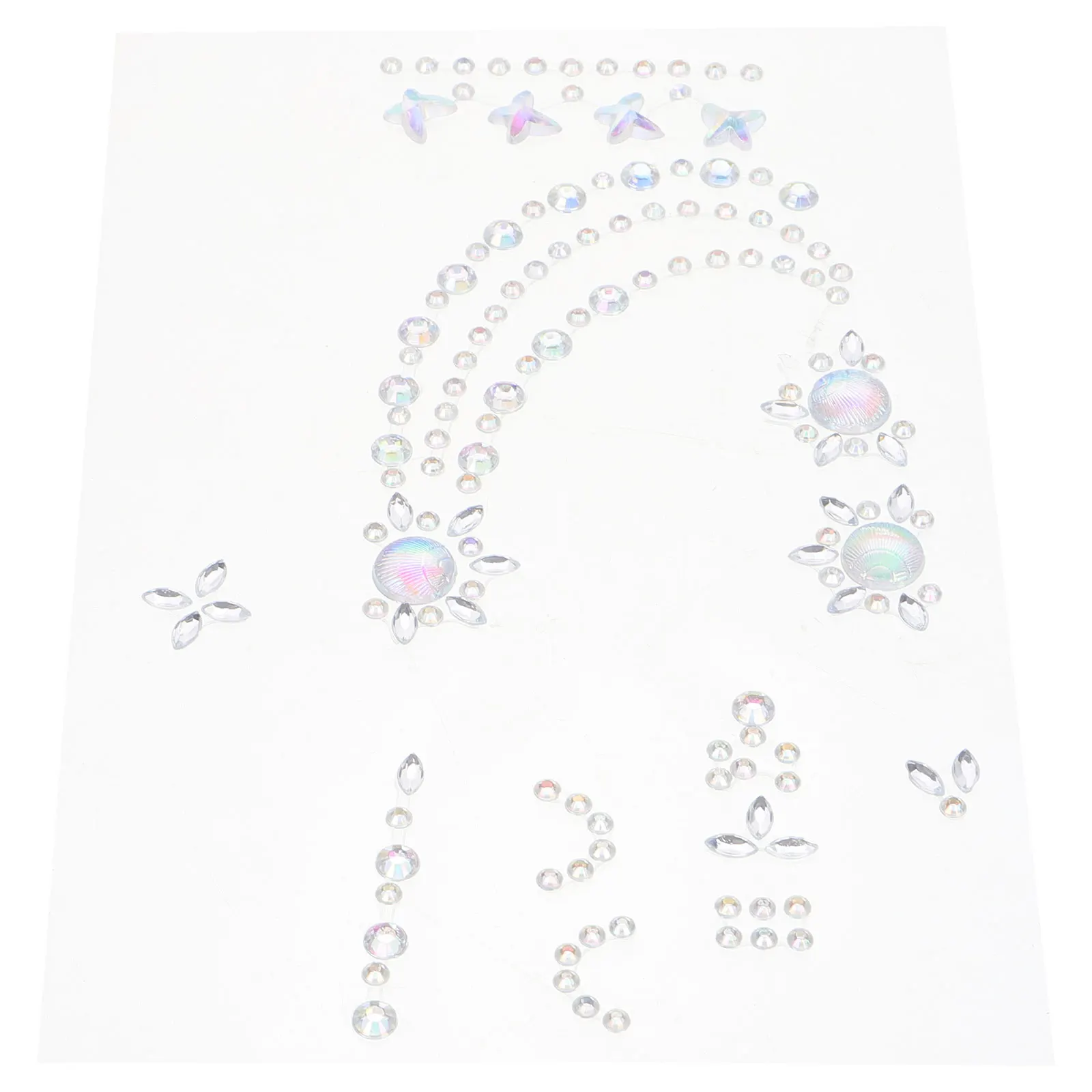 

Hand Diamond Stickers Acrylic Rhinestone Body Jewels Festival Gems Temporary Art Nail Decor Glitter Sticker Stage Performance
