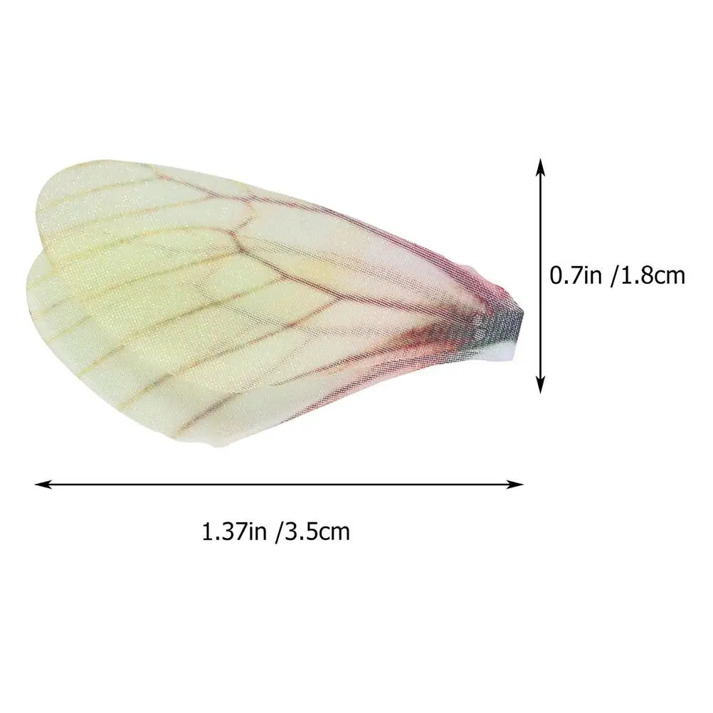 

50 Pcs Dragonfly Wings Hanging Decorations for Earrings Brooch Craft Supplies Jewelry Making Artificial Earrings Accessories