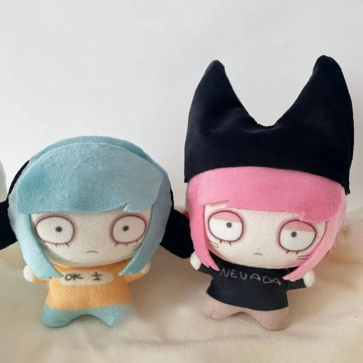 Ranfren Nyen Nyon 10cm Cartoon Pendant Bag Charms Key Ring Collection Keychain Stuffed Plush Gift Xmas for Children's