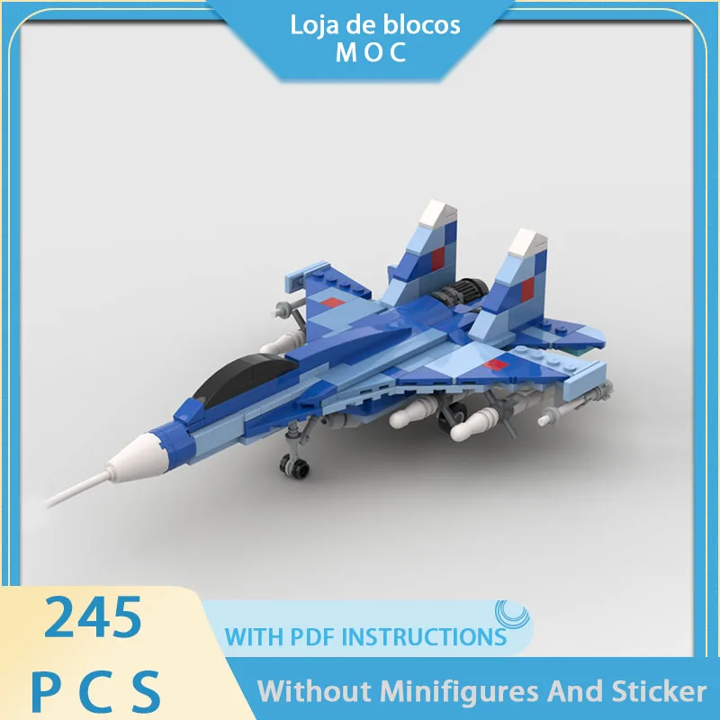 

Exquisite new MOC building block military model Su-27 fighter jet technology modular holiday toy DIY assembly set