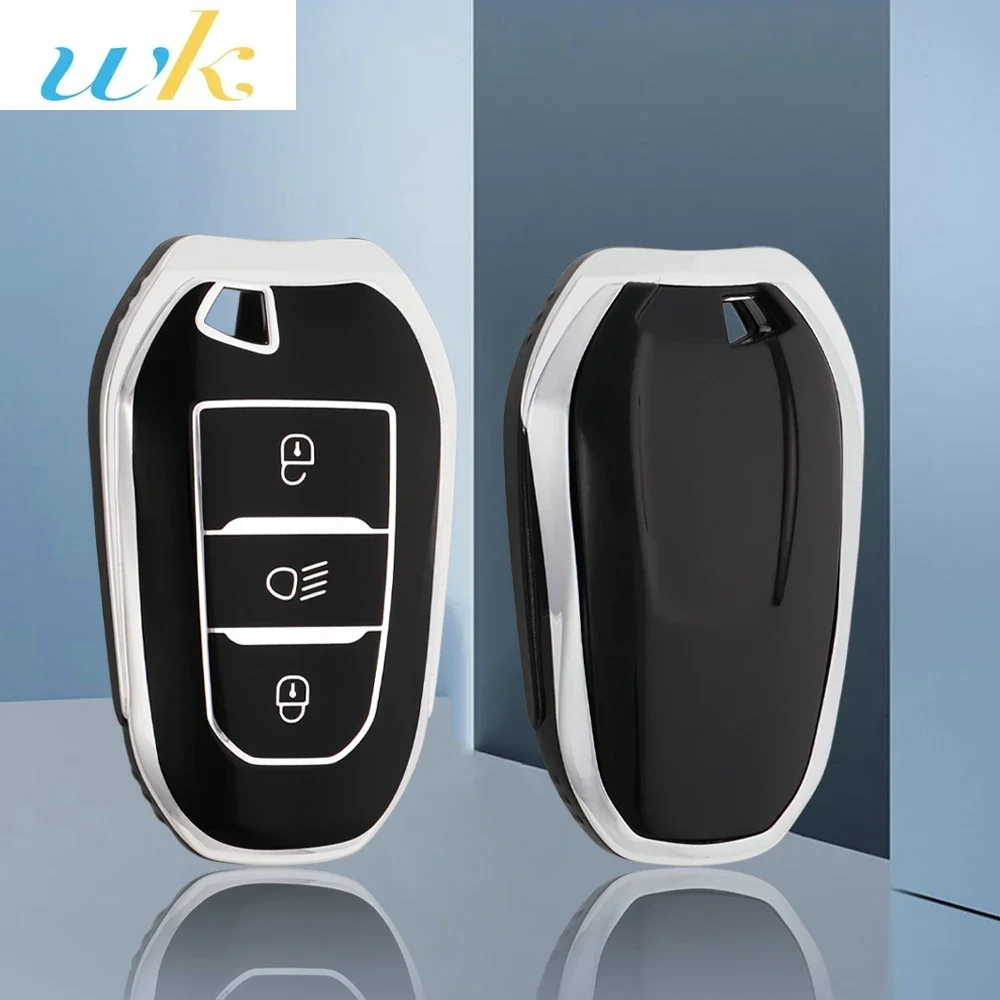 

TPU Car Smart Key Case Cover Shell For Peugeot 2008 3008 4008 5008 308 408 508 Citroen C1 C2 C4 C6 C3-XR Picasso Grand DS3 DS5