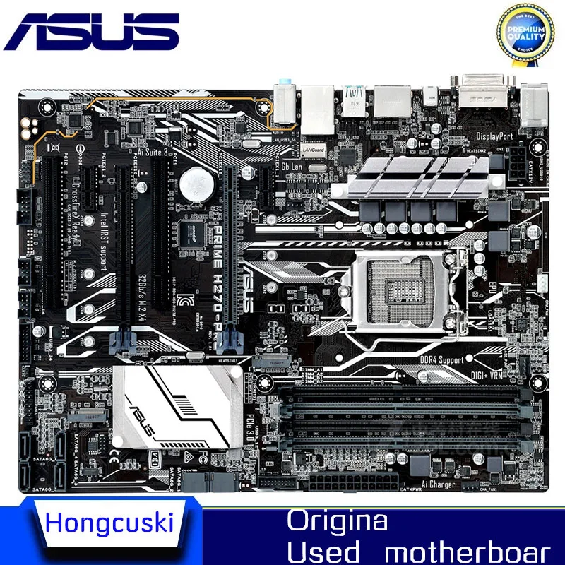 For ASUS PRIME H270-PRO LGA1151 Used original motherboard Socket LGA 1151 DDR4 64GB H270 Desktop Motherboard