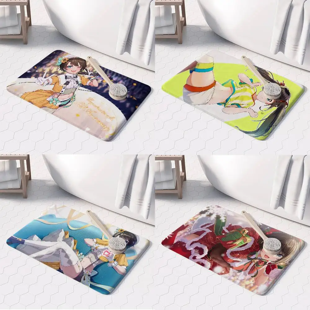 

Ookami Mio Floor Mat Printed Large Carpets Room And Bedroom Carpets Bathroom Anti Slip Door MATS Small Carpets