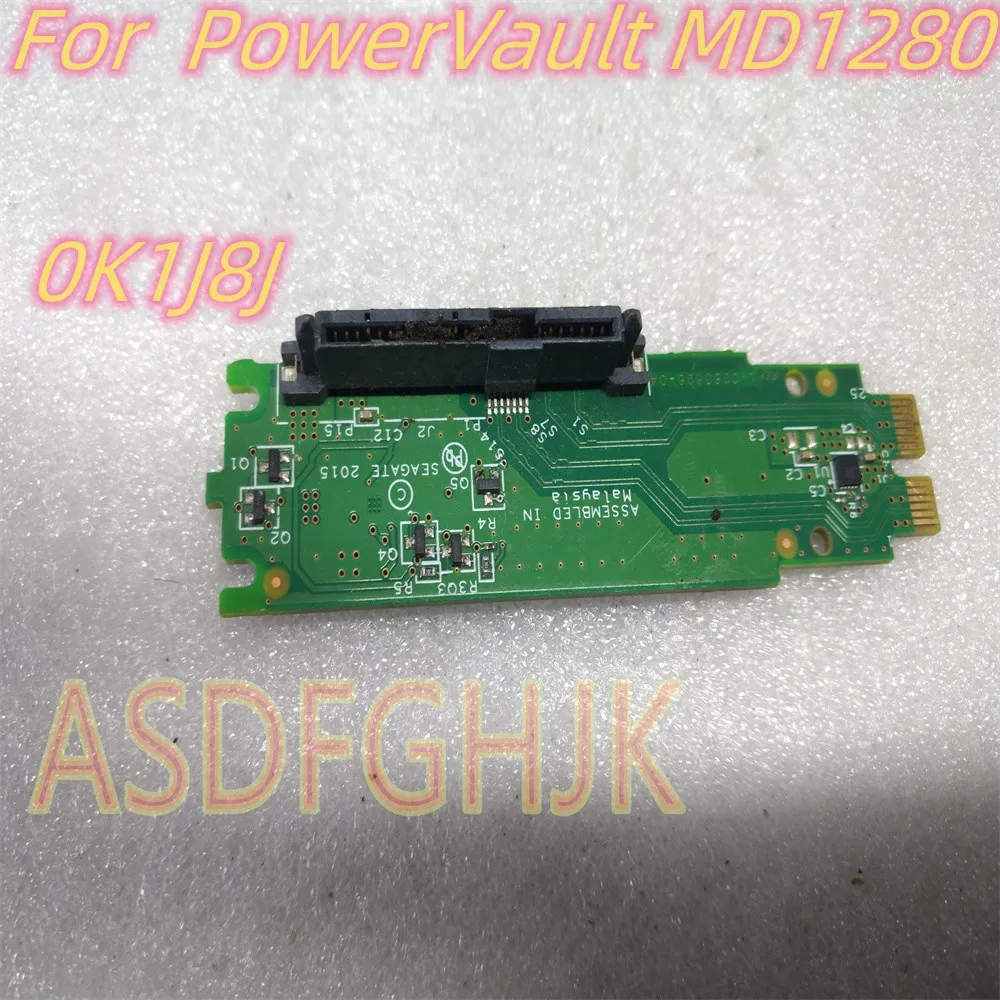 Genuine For Dell PowerVault MD1280 0K1J8J K1J8J SAS Hard Drive Interposer Connector w/Plastic 1003559-03  All Tests OK