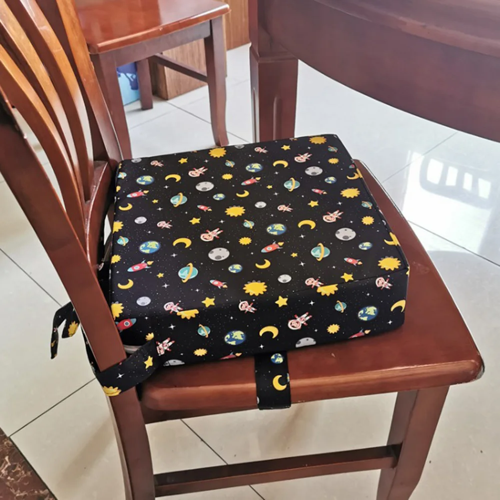 Almohadilla de silla aumentada para niños, cojín de comedor ajustable para bebés, cojín de refuerzo para silla de cochecito