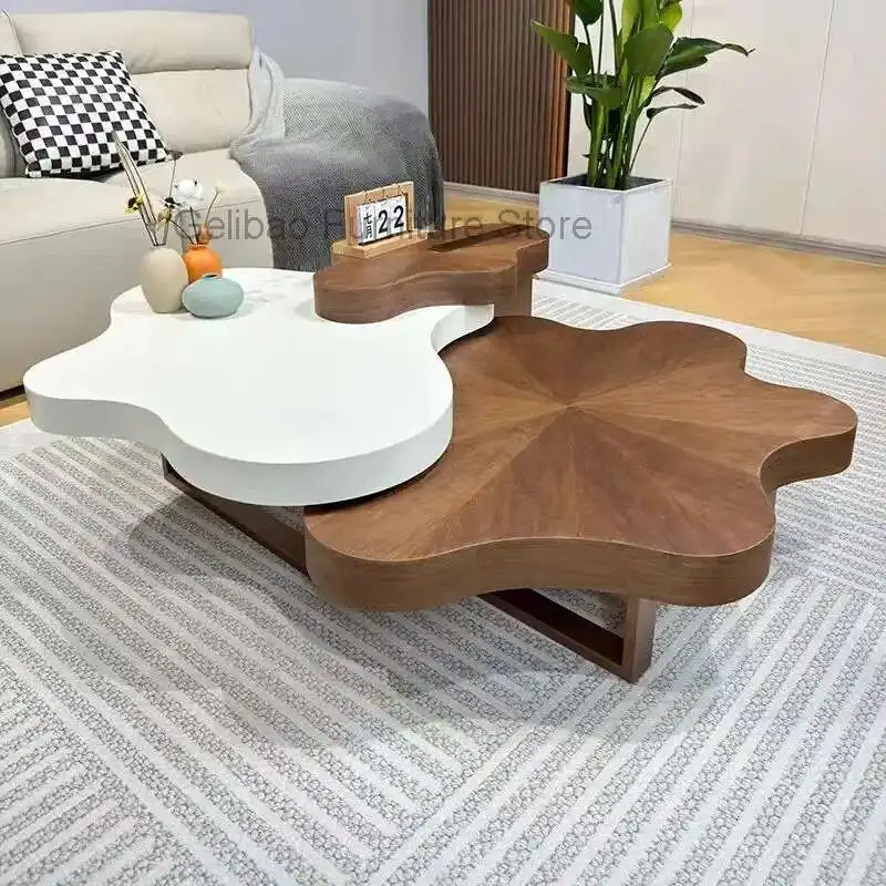 

Xenomorph Irregular Side Table Lounge Clear Restaurant Interior Hotel Modern Coffee Table Luxury Mesas Bajas Home Furniture