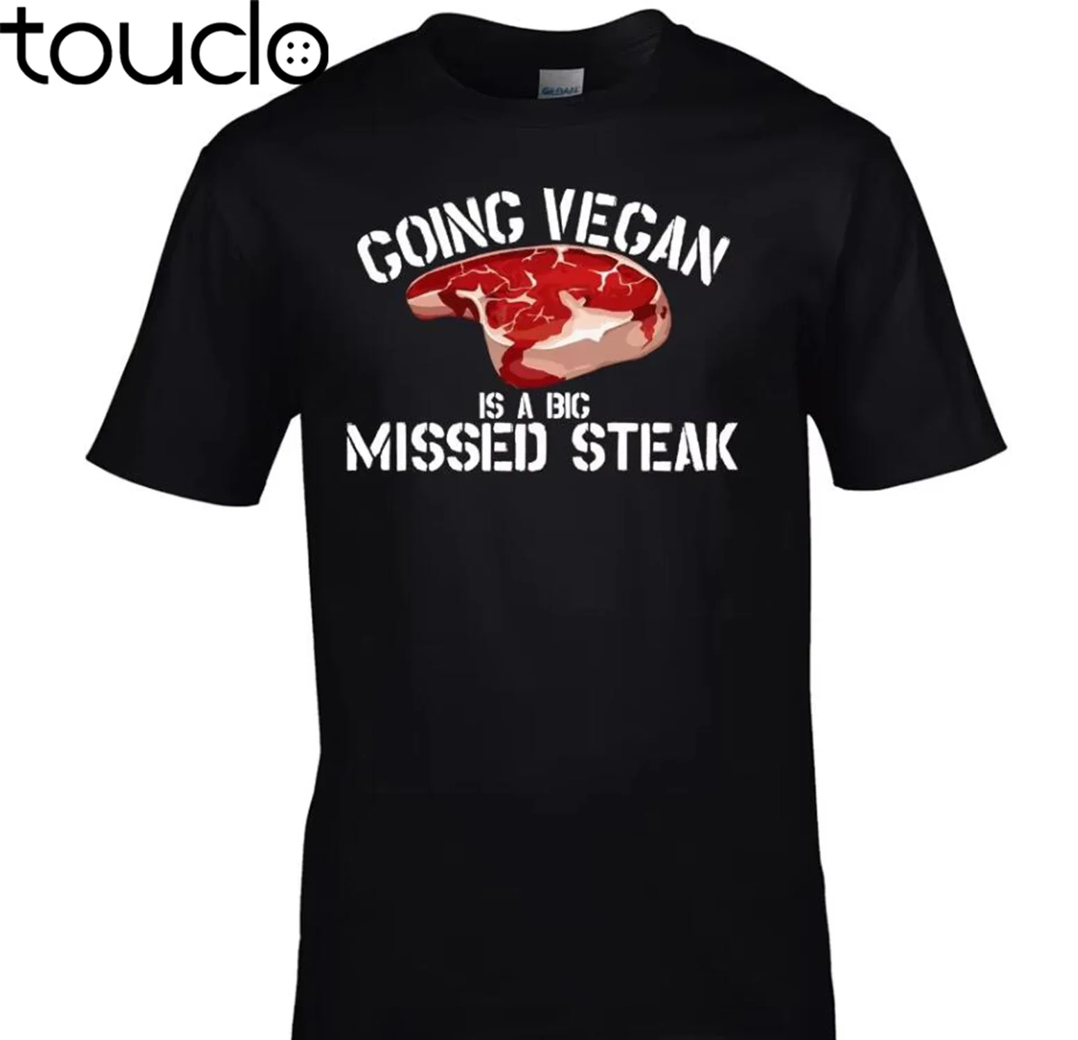 Funny Meat Eater T-Shirt - Going Vegan Is A Big Mistake Butcher Carnivore Newest Style 3D Printed Men Homme Summer T Shirts